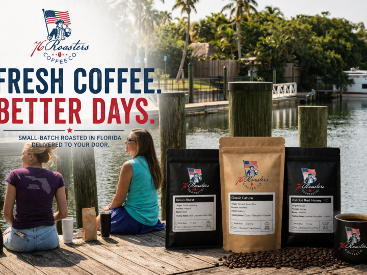 From Bean to Cup: Fresh Coffee Roasted in Jupiter, Florida and Delivered Direct to You